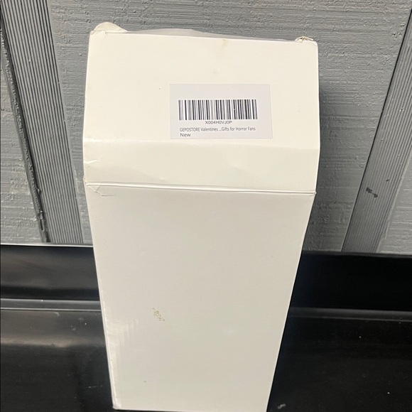 Pink and White Tumbler with Straw - Picture 3 of 3